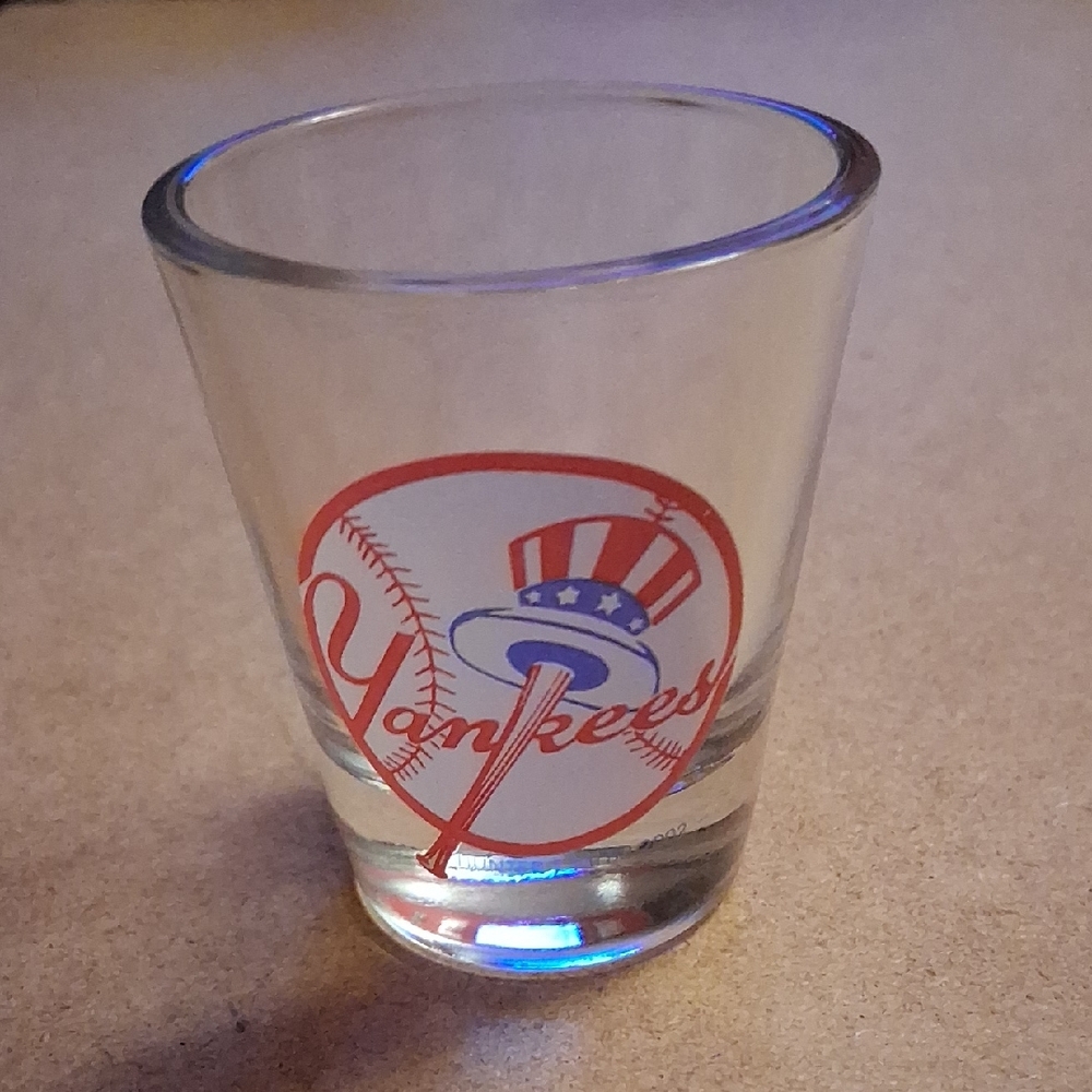 Yankees Shot Glass with Logo